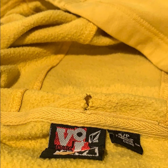 Vintage Volcom Stone sweatshirt yellow small - Picture 3 of 5